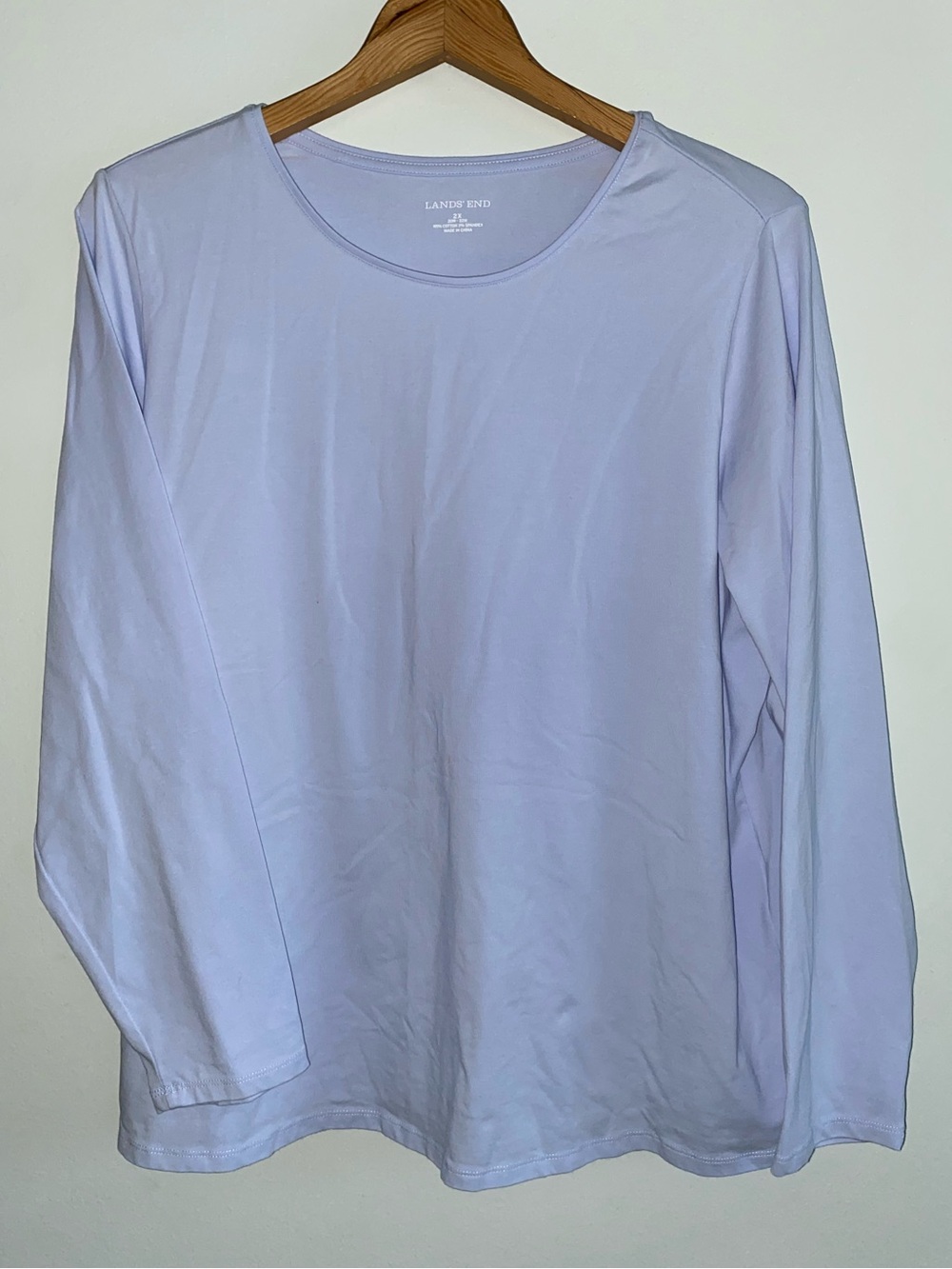 LIKE NEW LANDS END TOP - 2X